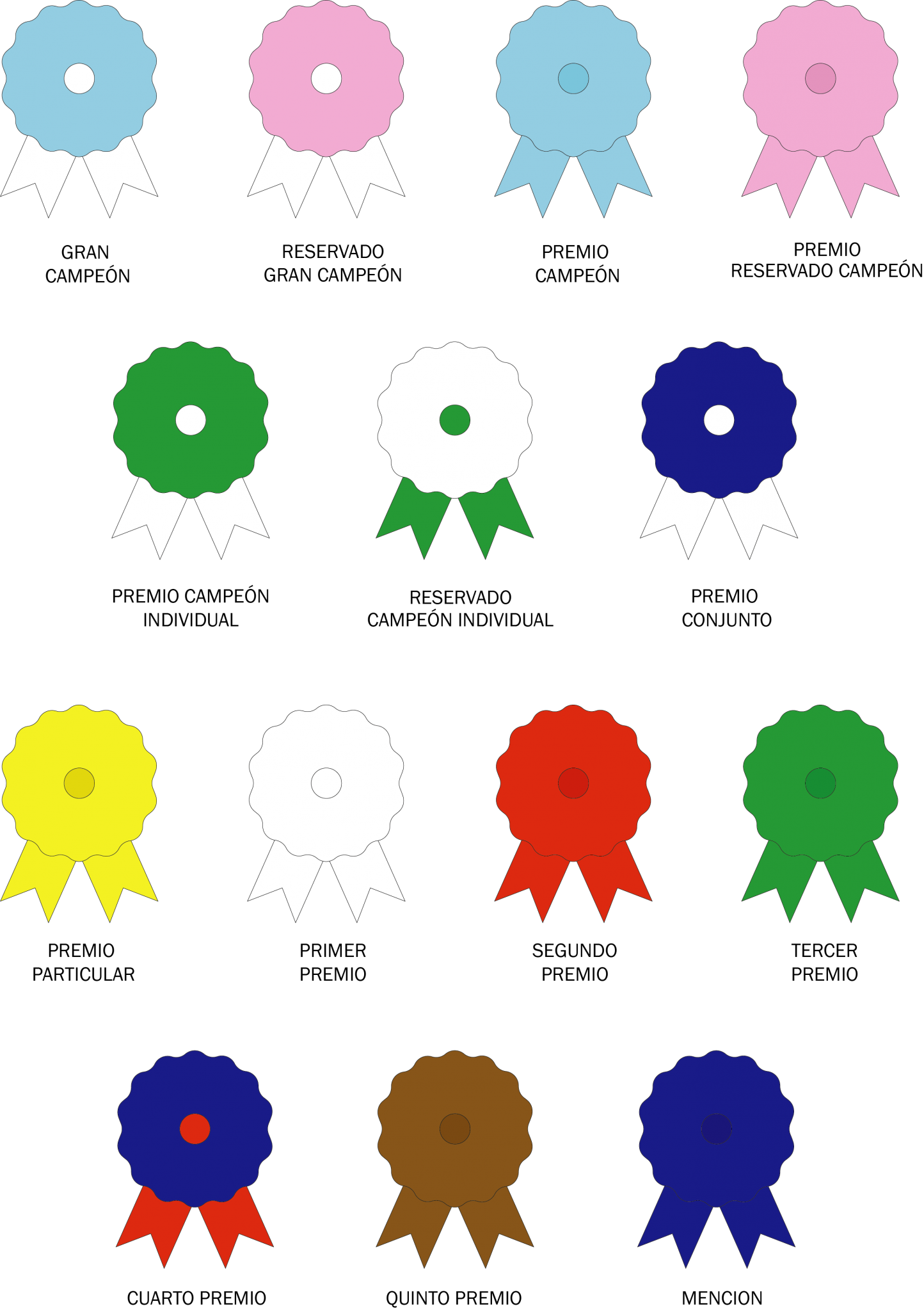 Cucardas - Premios